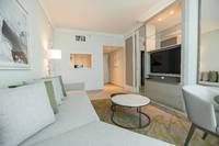 King Bed with Amenities.