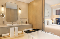 Modern luxury with city vistas.
