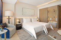 Elegant room with serene canal views.