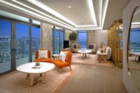 Opulent suite with luxurious amenities.