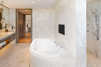 Opulent suite with luxurious amenities.