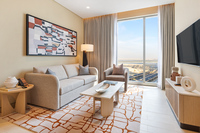 Spacious suite, city view