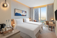 Twin bed, City View