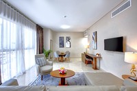 Large balcony, dining, living