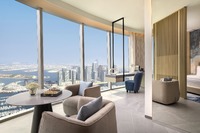 Expansive suite, butler and lounge.