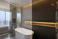 Expansive suite, butler and lounge.