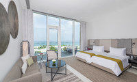 Panoramic ocean views, spacious interiors.