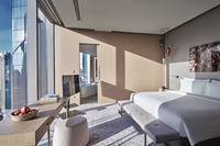JBR skyline views, spacious suite.