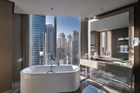 JBR skyline views, spacious suite.