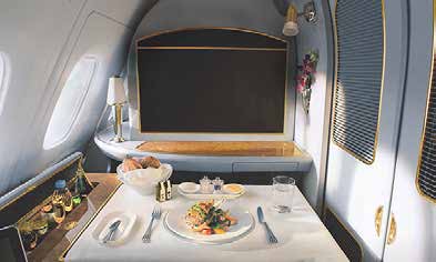 First Class Airbusu A380